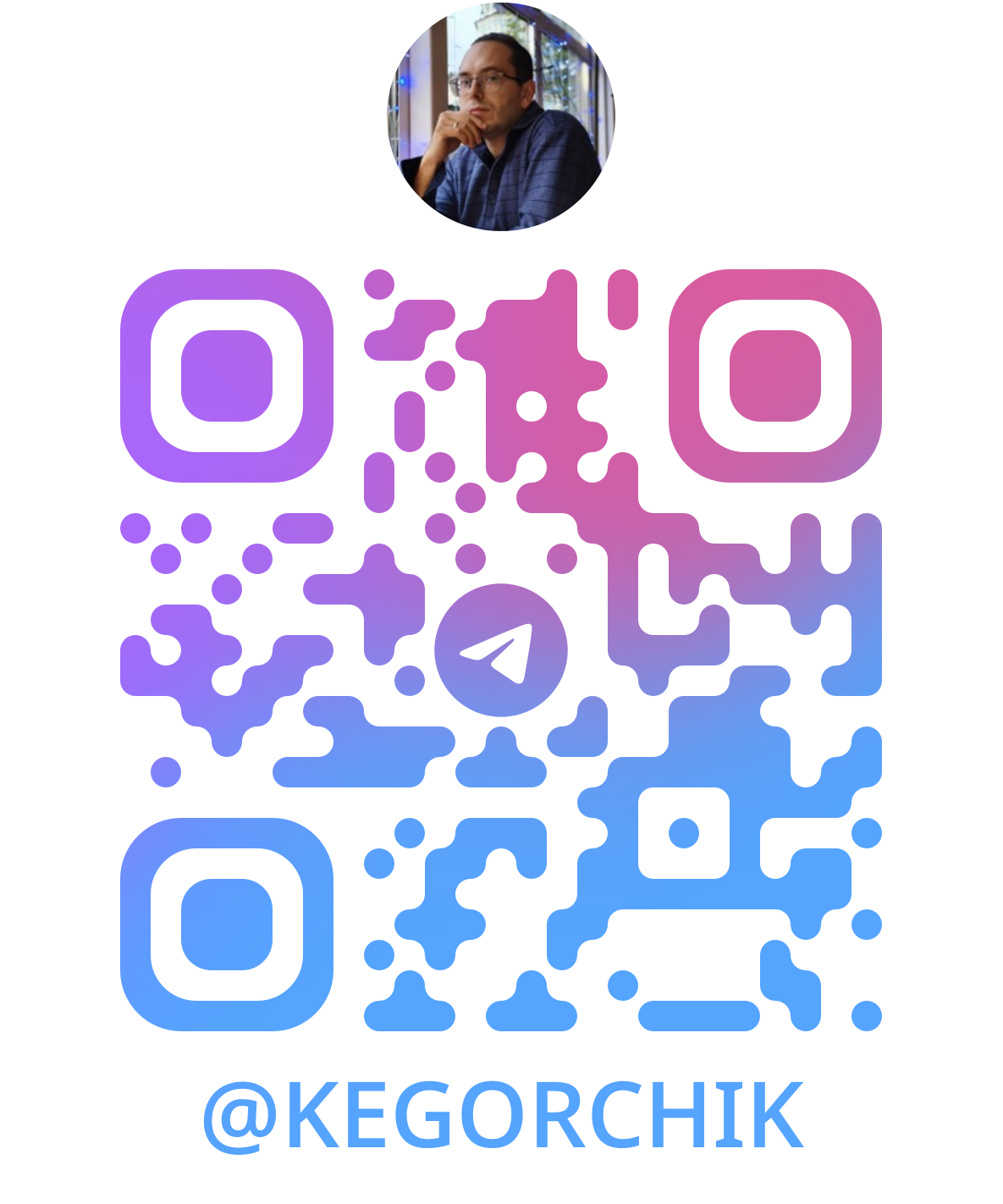 QR-код Telegram @KEgorChik